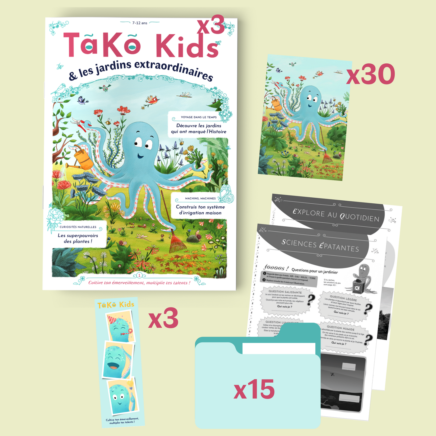 Kit pédagogique Jardins extraordinaires